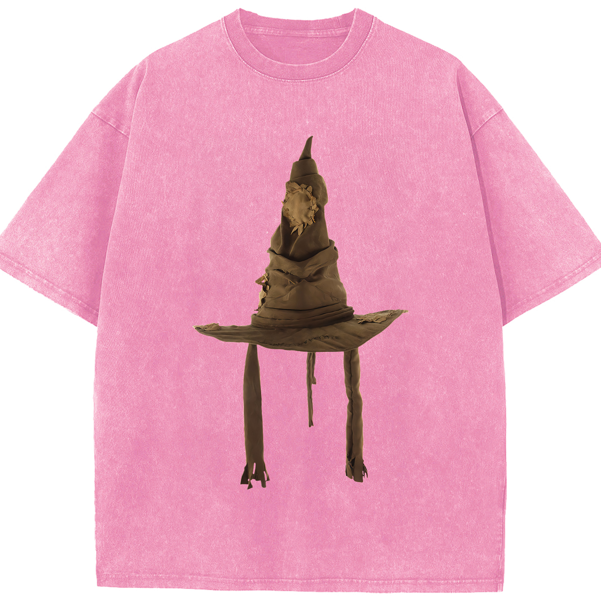 （画像用） Harry Potter ハリー・ポッターシリーズ 綿100% ヴィンテージ風 半袖Tシャツ（フロントプリント）